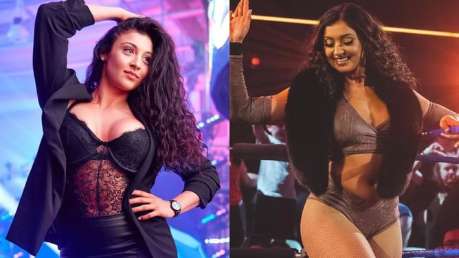 Male WWE Superstar reacts to Arianna Grace's stunning photos, sends a three-word message