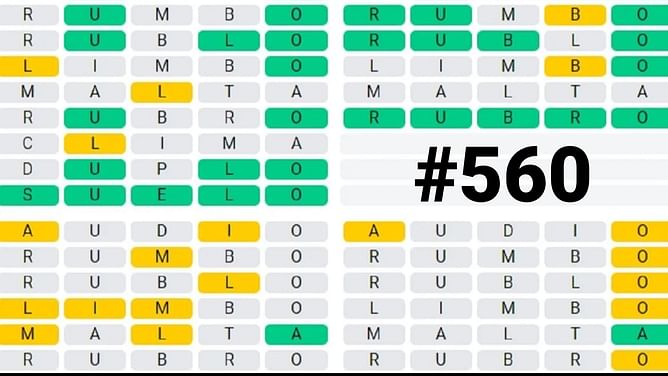 Quordle today August 7 answers & hints (Quordle #560)