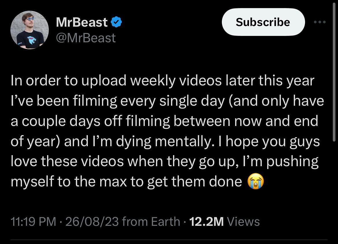 He doesn't care for small stuff like this - MrBeast not showing up to  receive Creator of the Year award at Streamy Awards sparks meme-fest