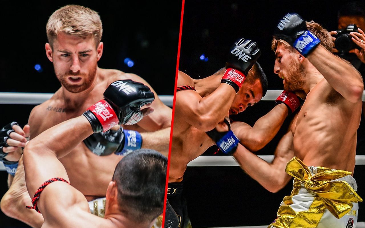 Jonathan Haggerty and Nong-O Hama at ONE Fight Night 9 on Prime Video [Credit: ONE Championship]