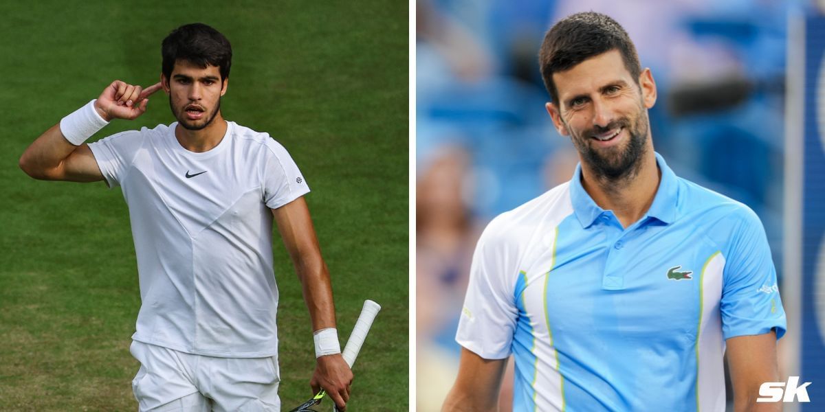 Carlos Alcaraz and Novak Djokovic are the top two ranked players on the ATP Tour currently.