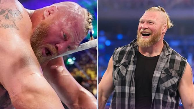 34-year-old WWE Superstar thought kicking Brock Lesnar in the "under regions" was cool