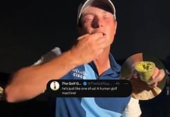 “He's just like one of us! A human golf machine” – Fans react to Viktor Hovland having Chipotle for his victory meal after the Tour Championship
