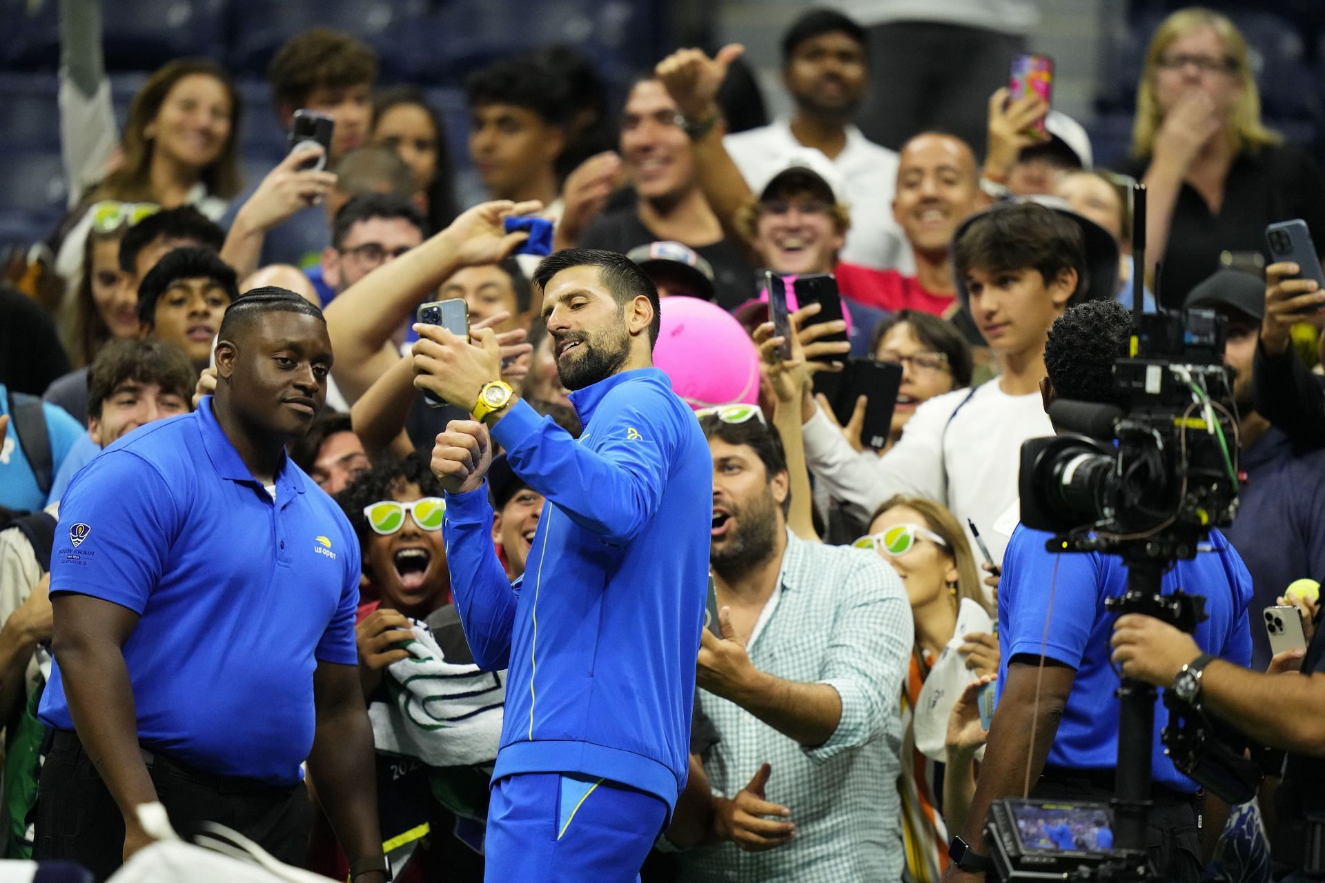 Novak Djokovic at the US Open.