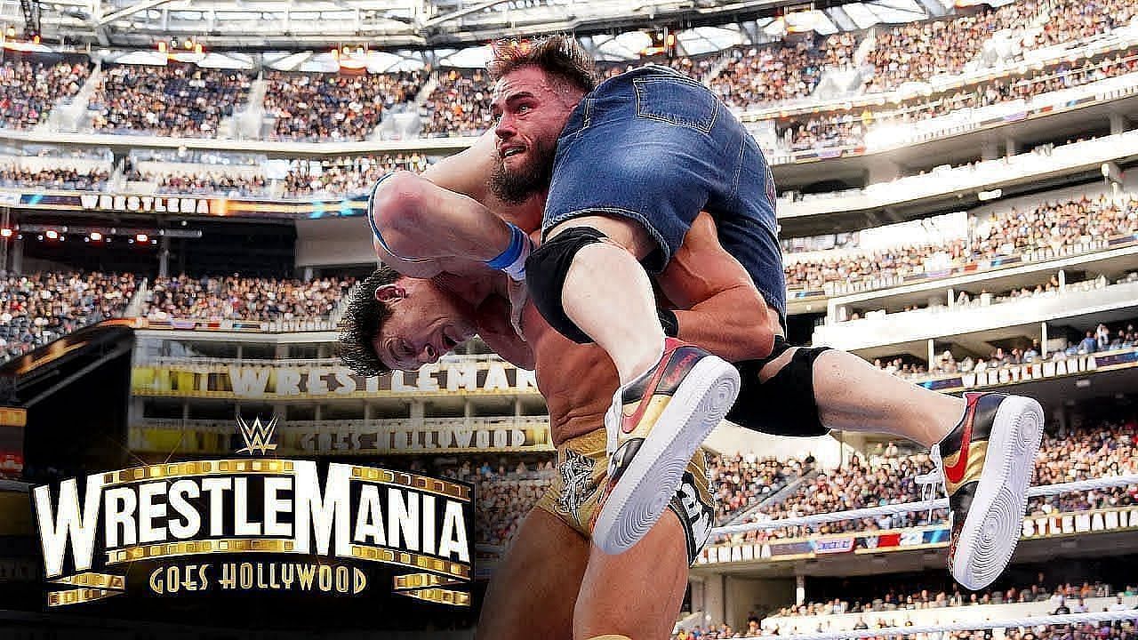 Austin Theory vs. John Cena &ndash; United States Championship Match:  WrestleMania 39 Highlights - YouTube