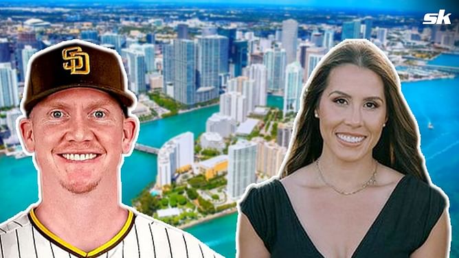 Garrett Cooper's wife, Erica, bids emotional farewell to Marlins after her husband gets traded to Padres
