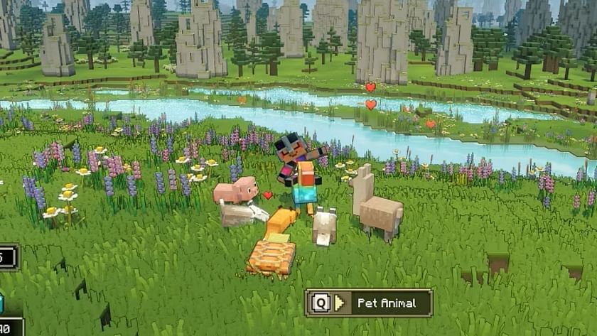 Minecraft Legends' latest update lets you pet animals