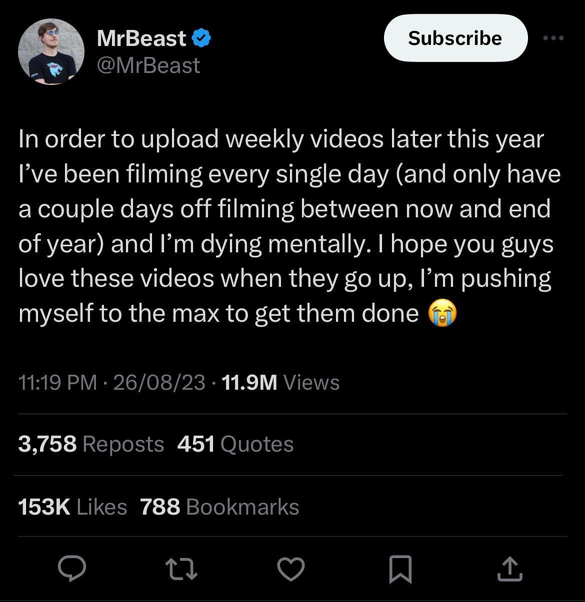 He doesn't care for small stuff like this - MrBeast not showing up to  receive Creator of the Year award at Streamy Awards sparks meme-fest