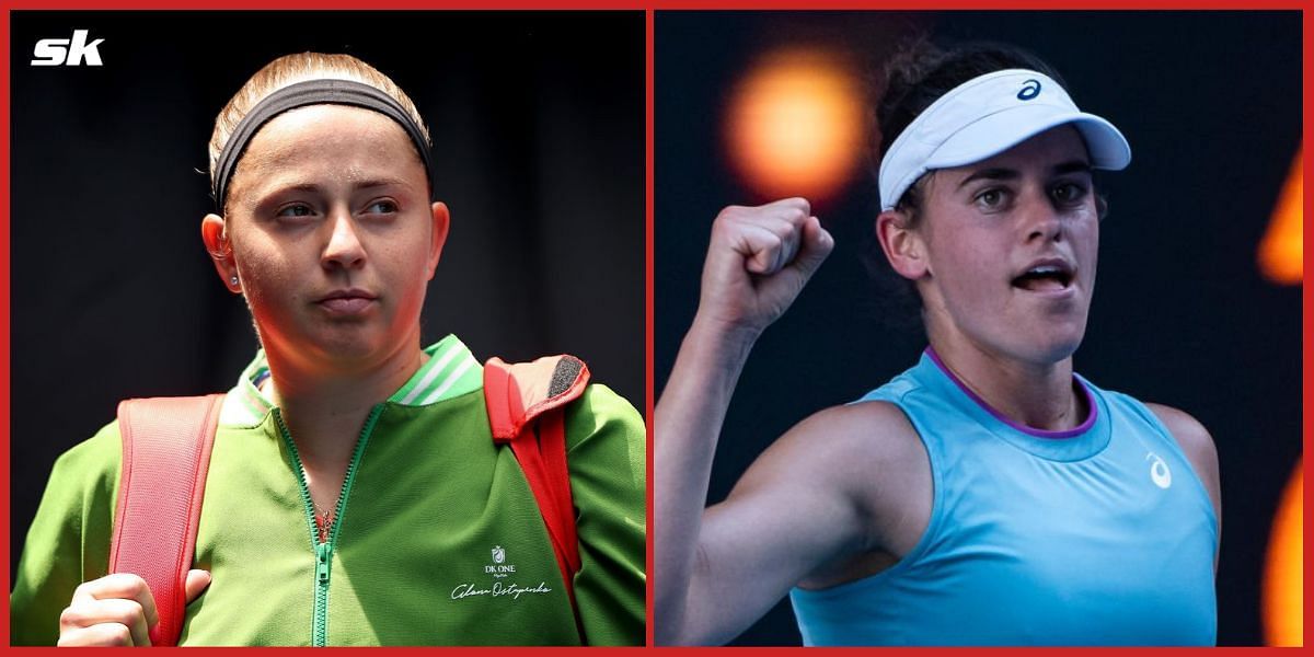 Jelena Ostapenko and Jennifer Brady will play in the opening round.