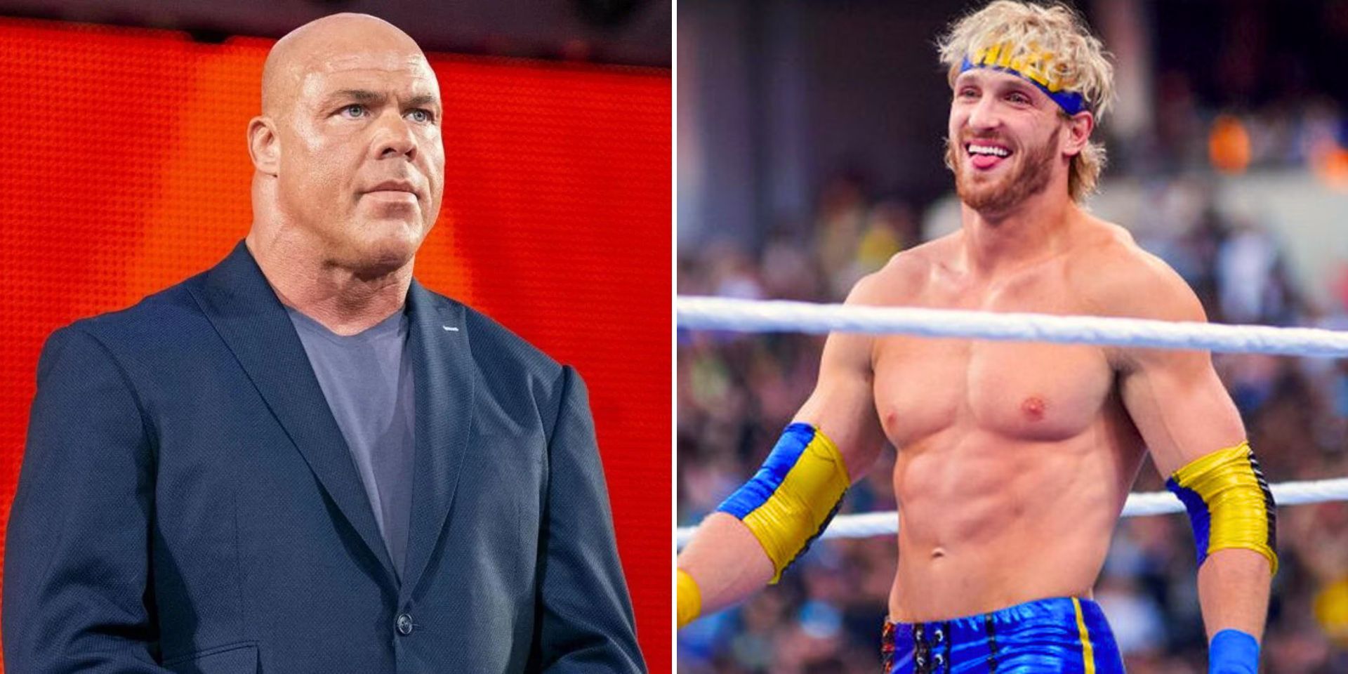 Kurt Angle and Logan Paul are both good in-ring workers
