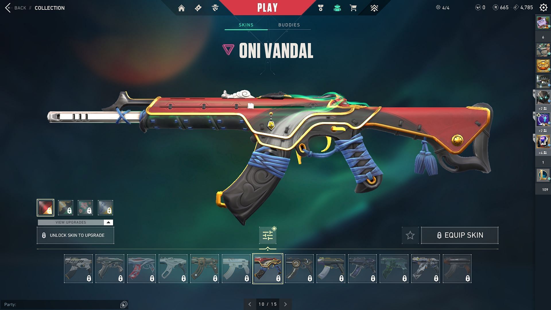 The Oni Vandal (Image via Riot Games)