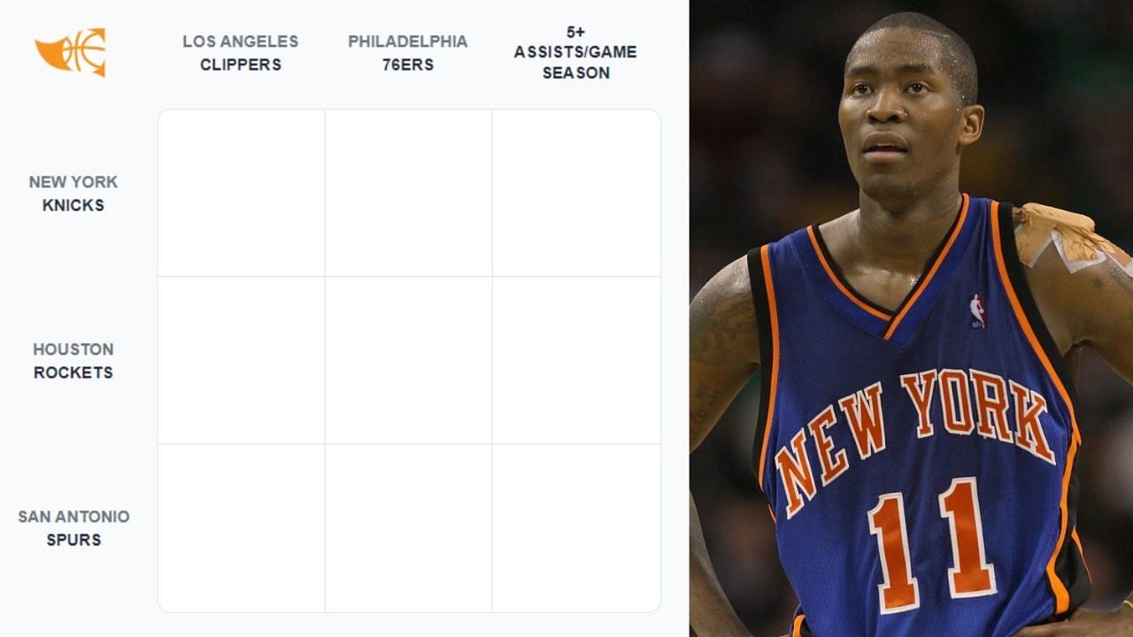 NBA Immaculate Grid (August 22) and Jamal Crawford