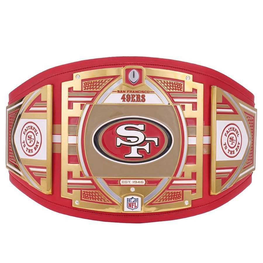 San Francisco 49ers WWE Legacy Title Belt