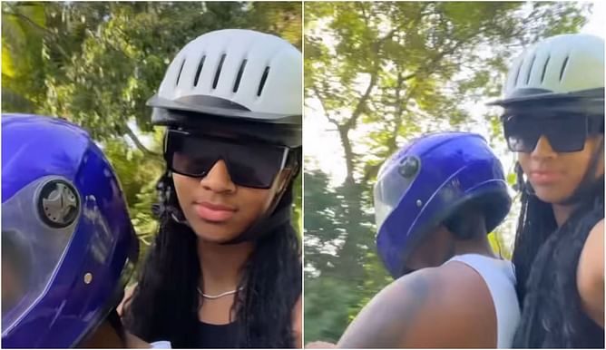 In Photos: Angel Reese and CamRon Fletcher Share Their Jamaican Off-Roading Adventures on IG
