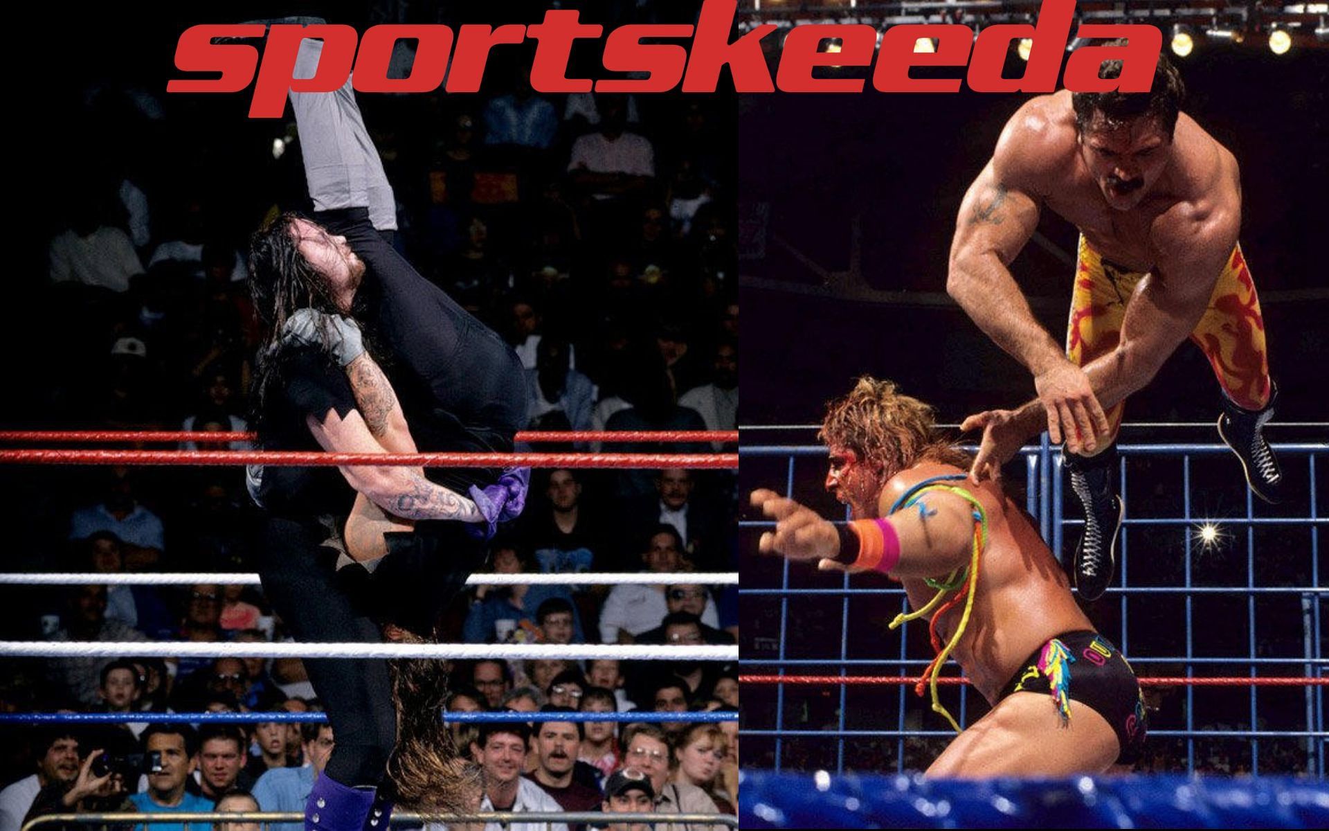 Taker vs. Taker at Summerslam 1994, and Warrior vs. Rude at Summerslam 1990.
