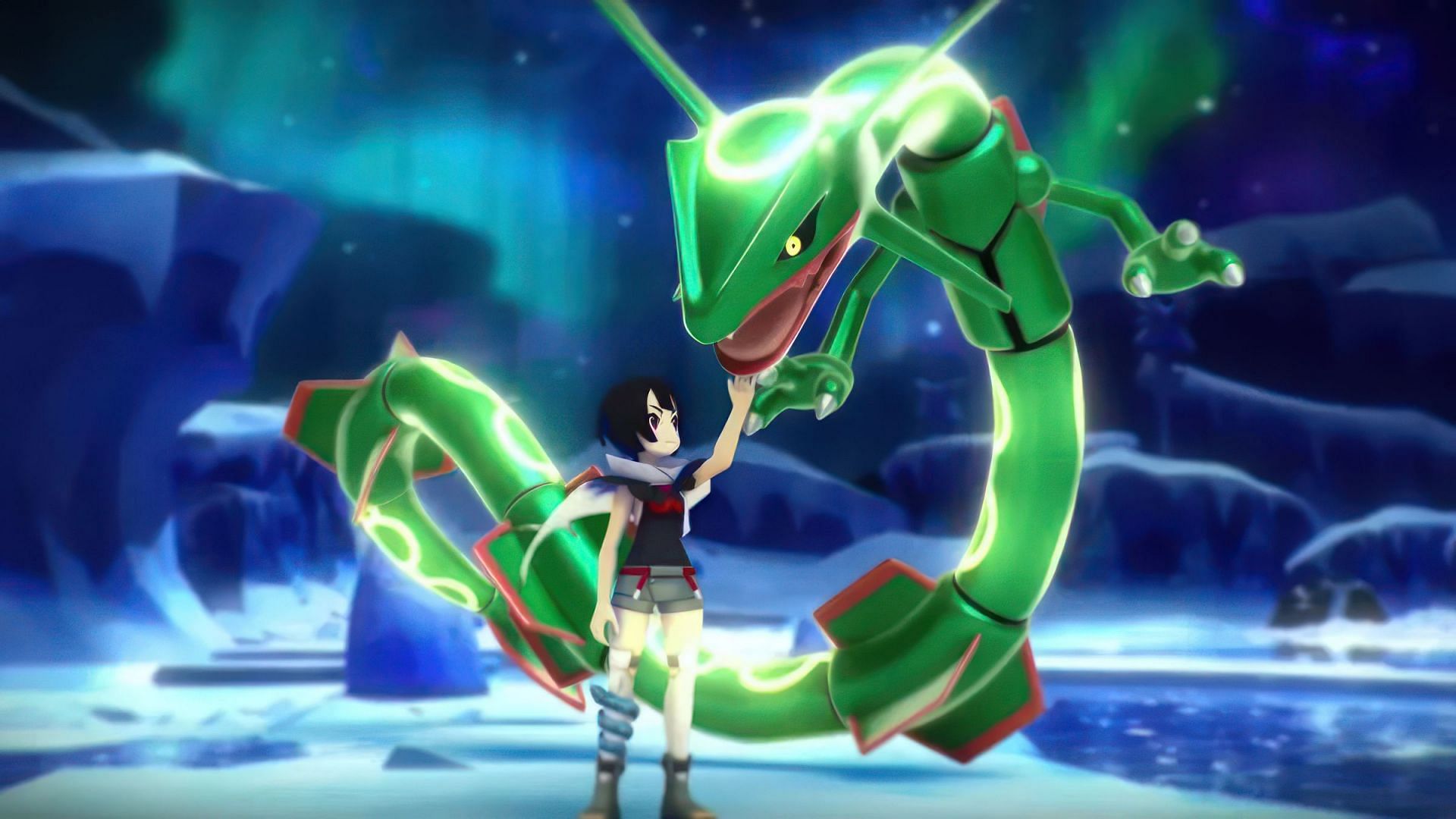 Rayquaza as seen in Omega Ruby Alpha Sapphire (Image via The Pokemon Company)