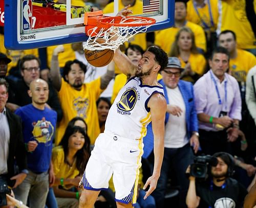 Klay Thompson of the Golden State Warriors