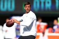 Aaron Rodgers at New York Jets v New York Giants