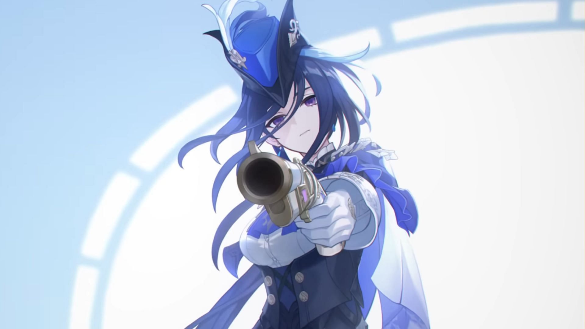 The other character for this topic was seen with a gun before, which might be tied to her abilities (Image via HoYoverse)