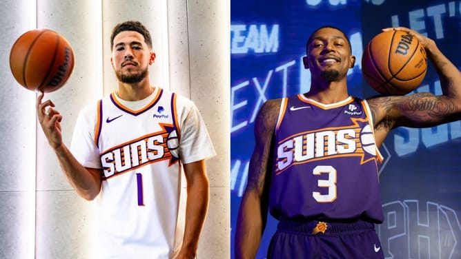 Watch: Devin Booker and Bradley Beal grace Phoenix Suns' 2023-24 Association and Icon uniforms as they usher in new era