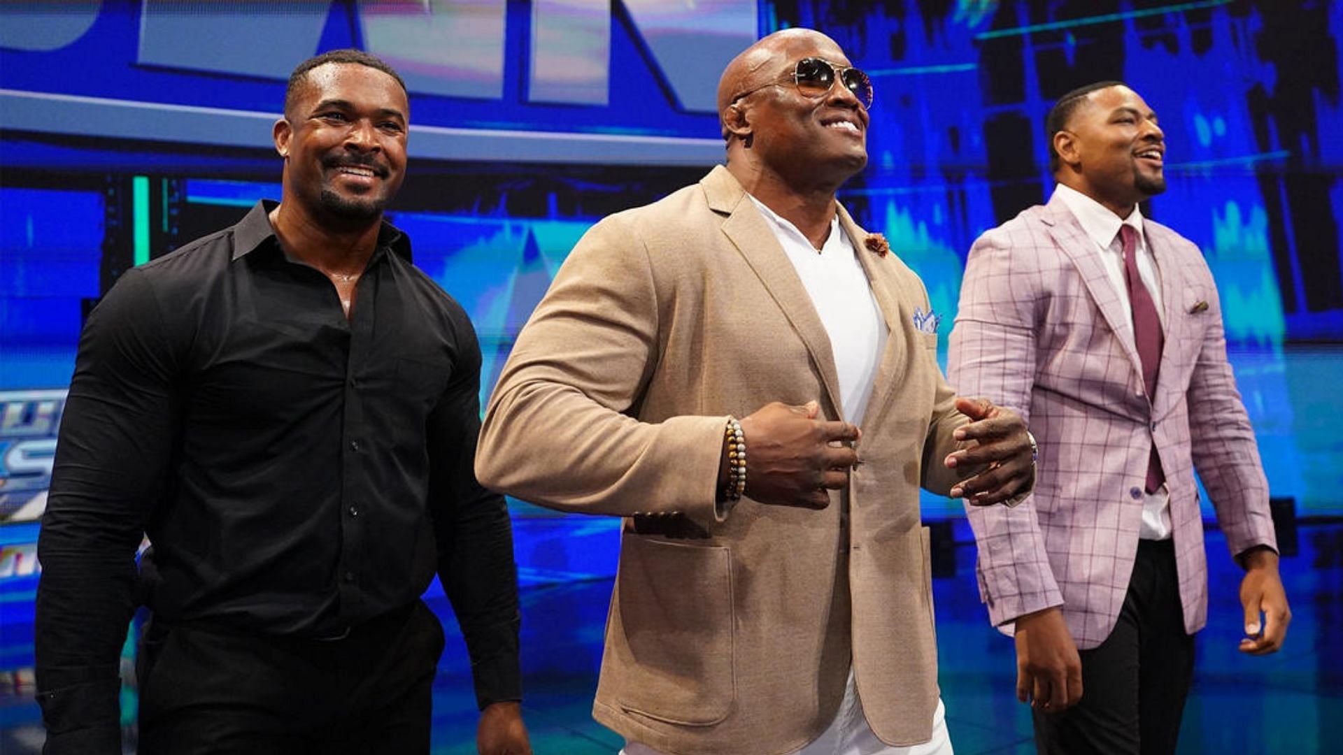 Bobby Lashley and Street Profits on SmackDown!