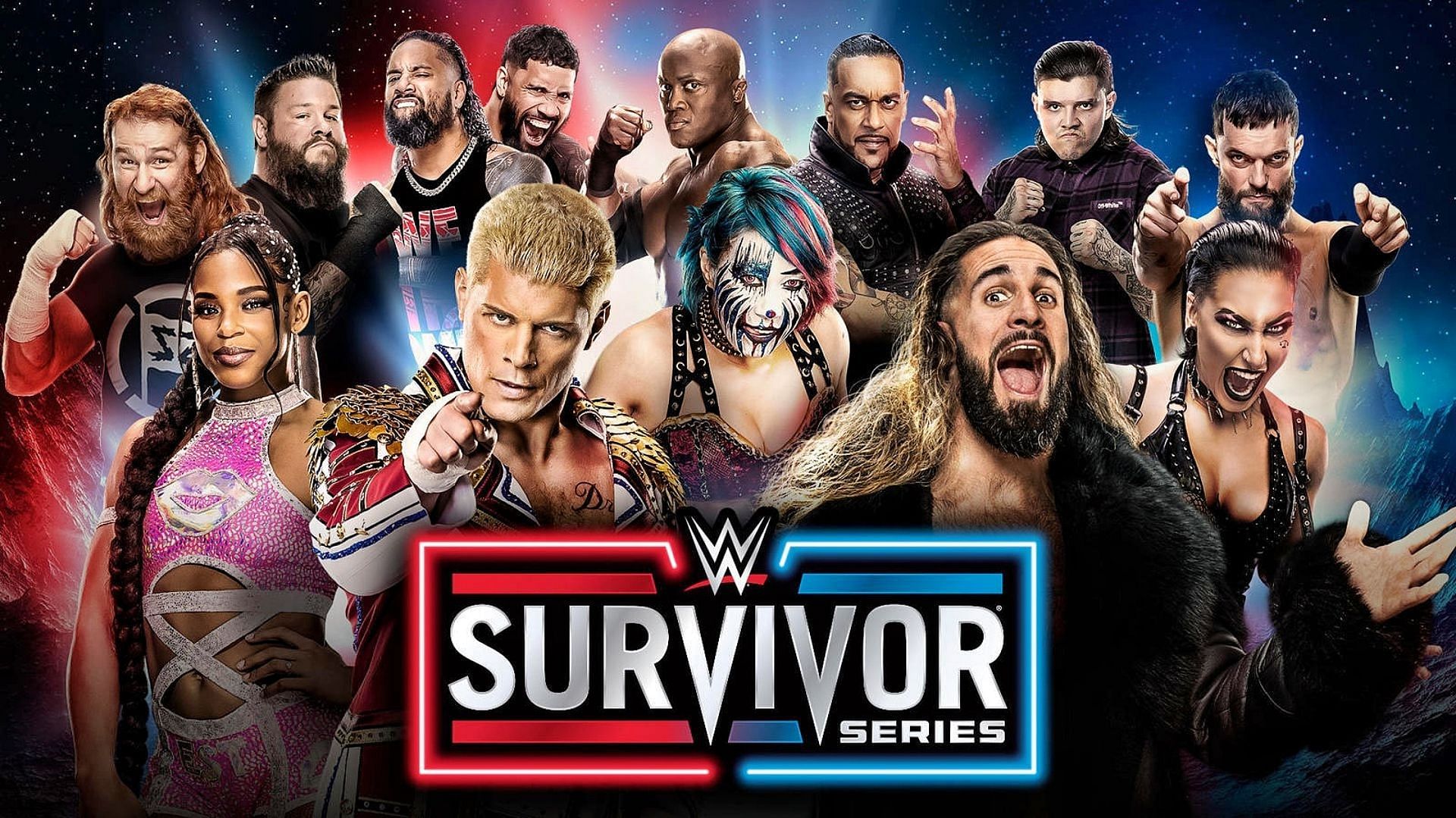 Superstars featured on the poster for Survivor Series