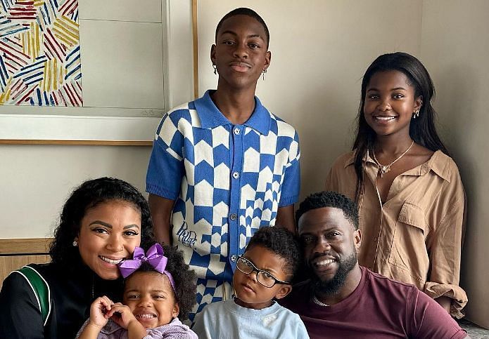 How many kids does Kevin Hart have?
