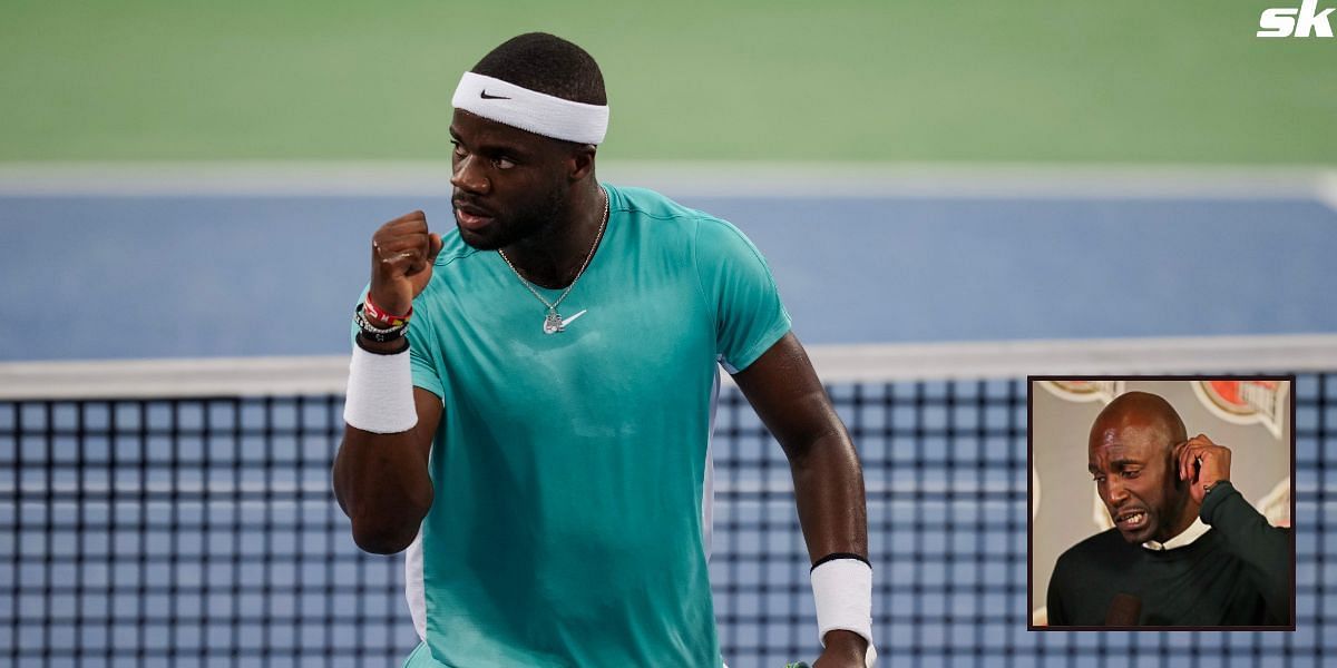 Frances Tiafoe and NBA Hall of Famer Kevin Garnett.