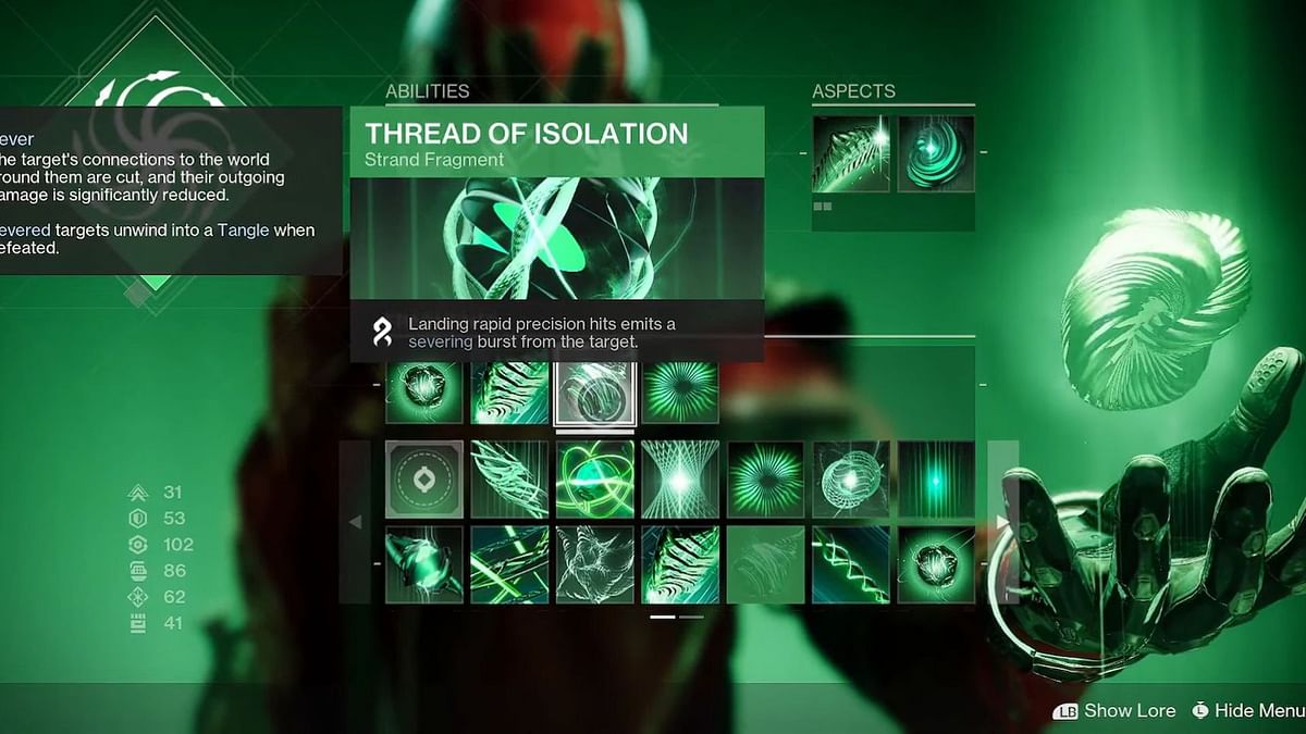 5 Best Destiny 2 Strand Fragments For Hunters