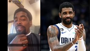 "They need to add a shave clause to that contract": NBA fans turn in rib-tickling reactions following Kyrie Irving's introduction of his new look