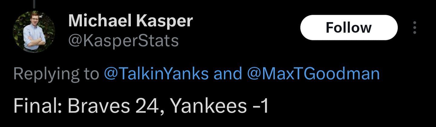 Yankees Fan Reaction