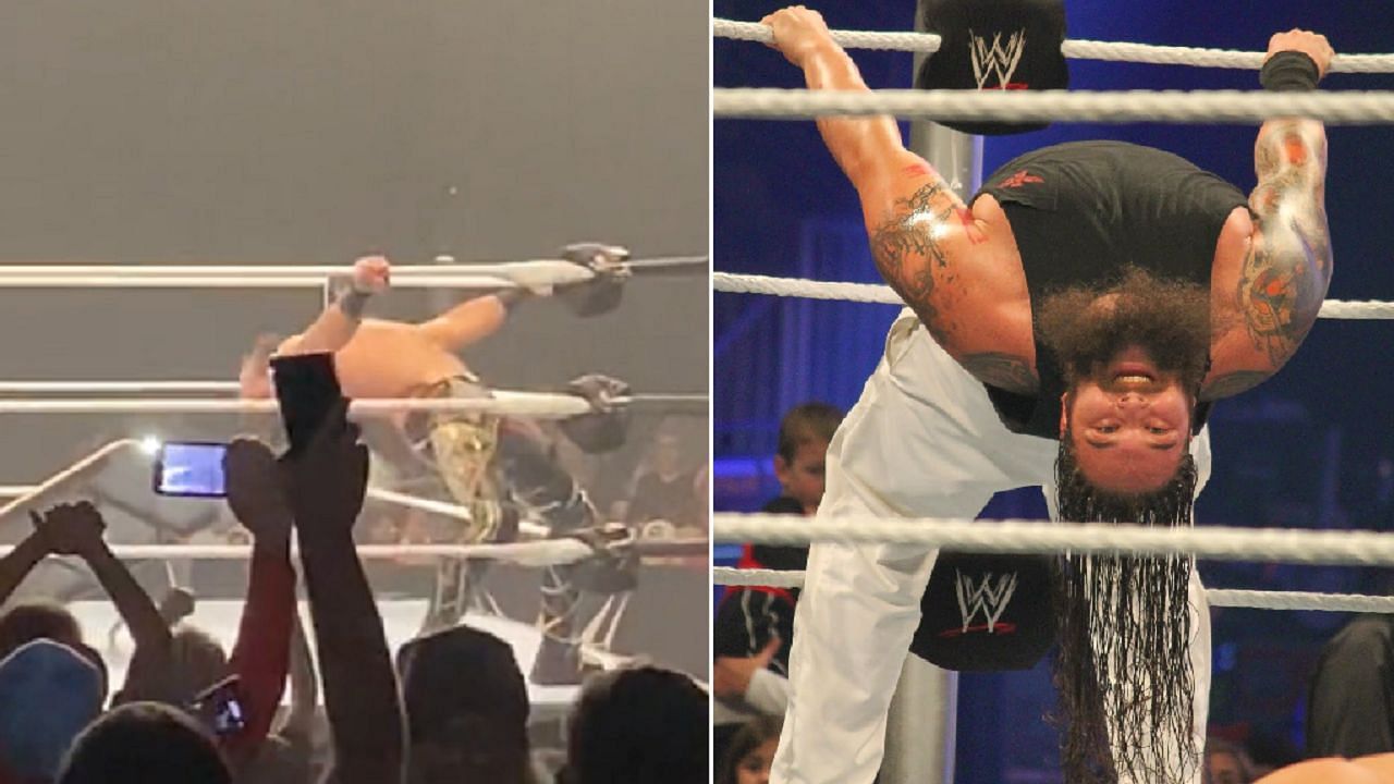The superstar paid Wyatt a tribute by using his in-ring spot