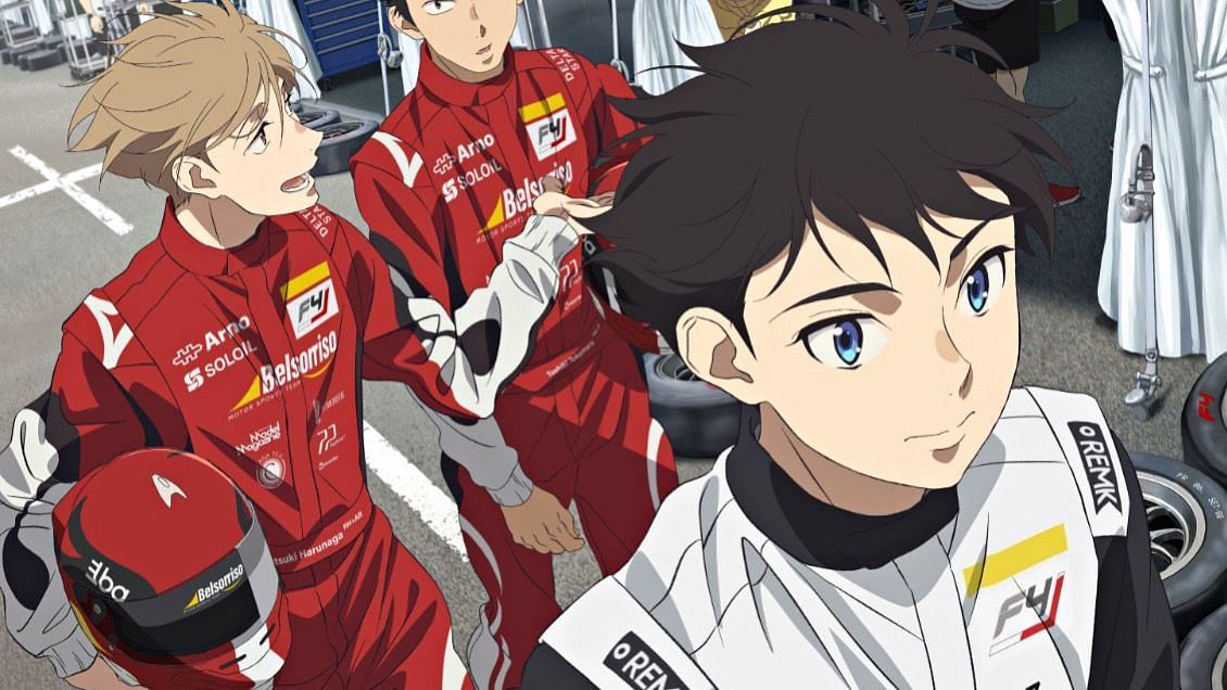 The new motorsports anime OverTake! (Image via TROYCA)