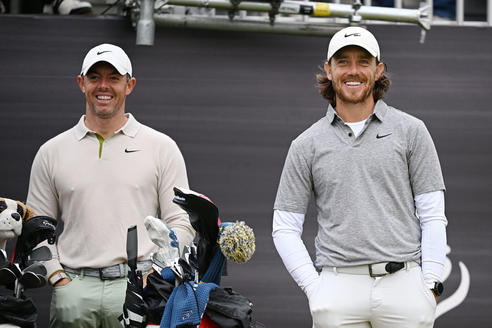 Tommy Fleetwood and Rory McIlroy
