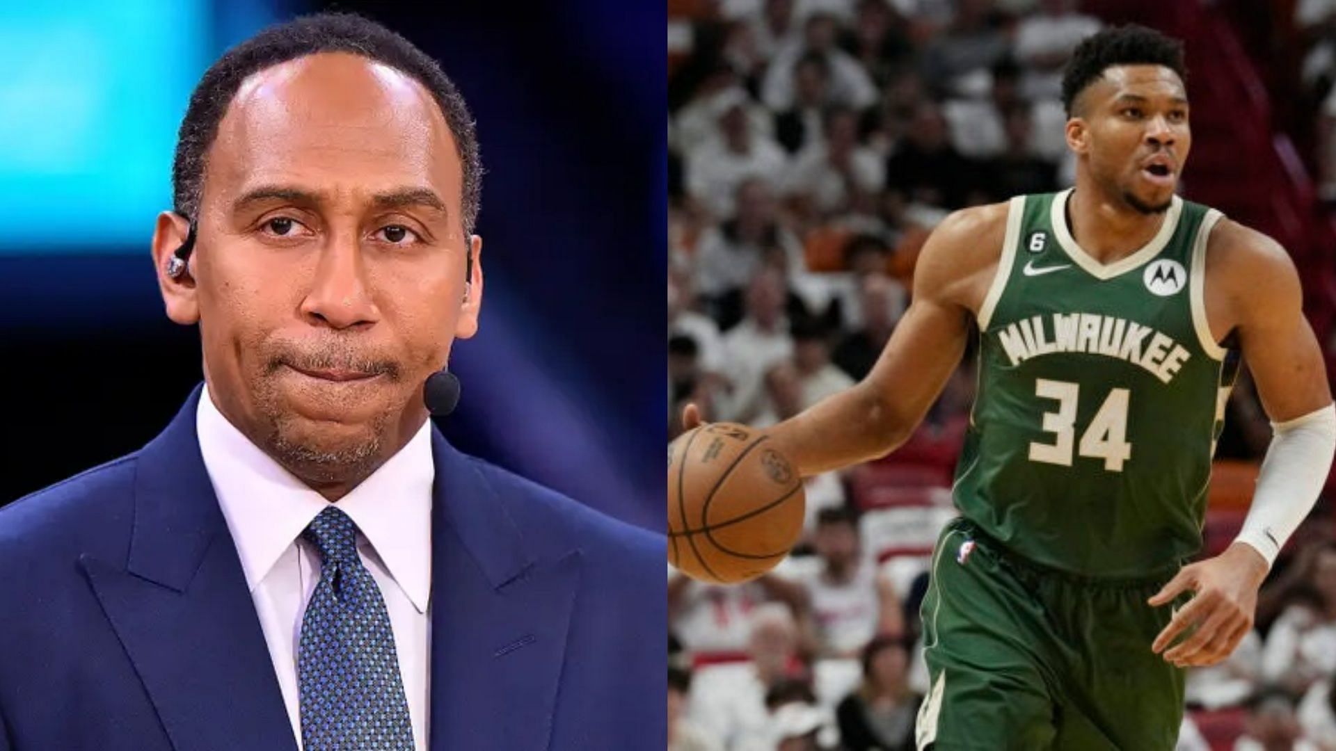 Stephen A. Smith shows excitement over the prospect of Giannis Antetokounmpo joining the New York Knicks