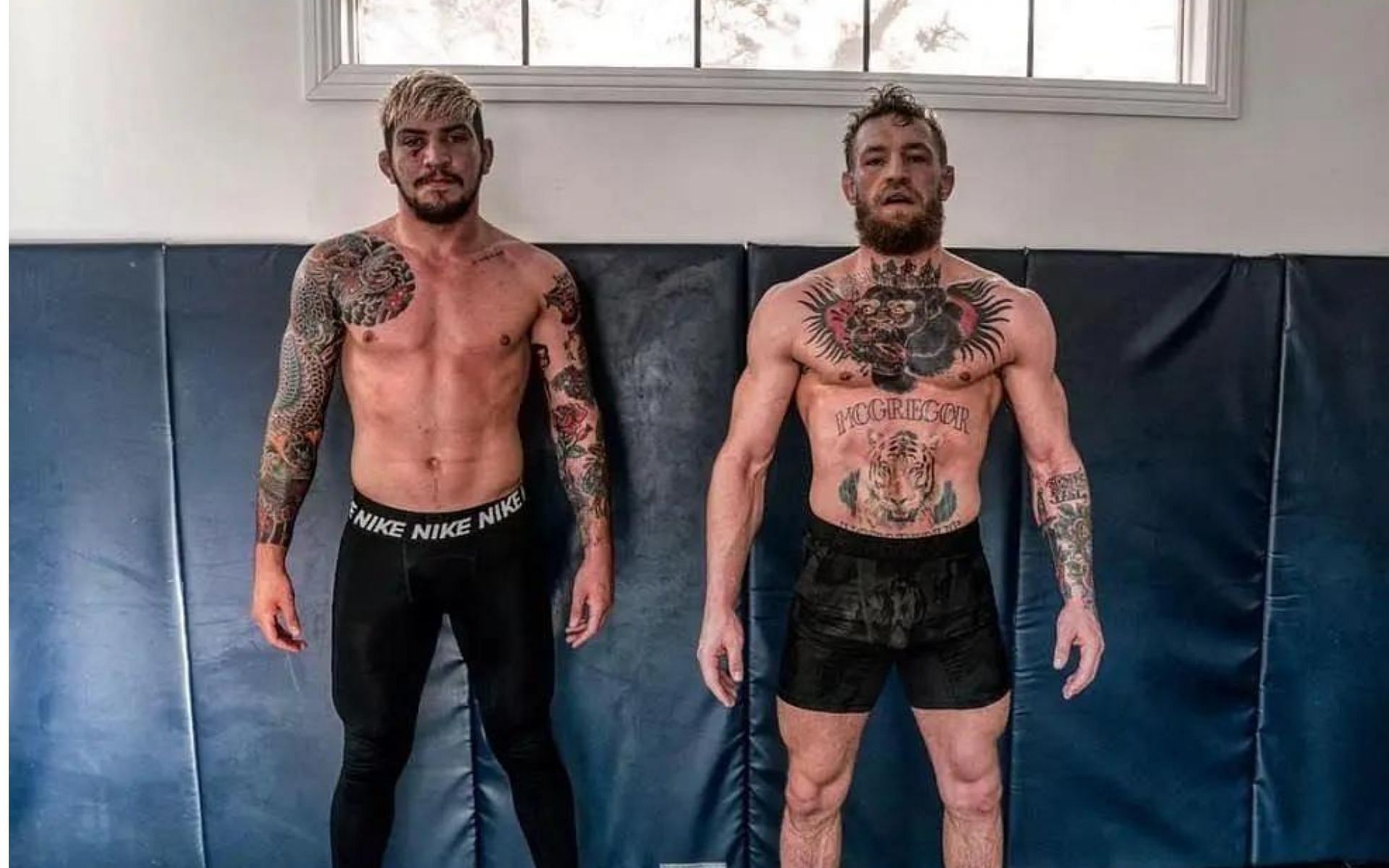 Dillon Danis, Conor McGregor from their days training together (Image Courtesy - The Sun)