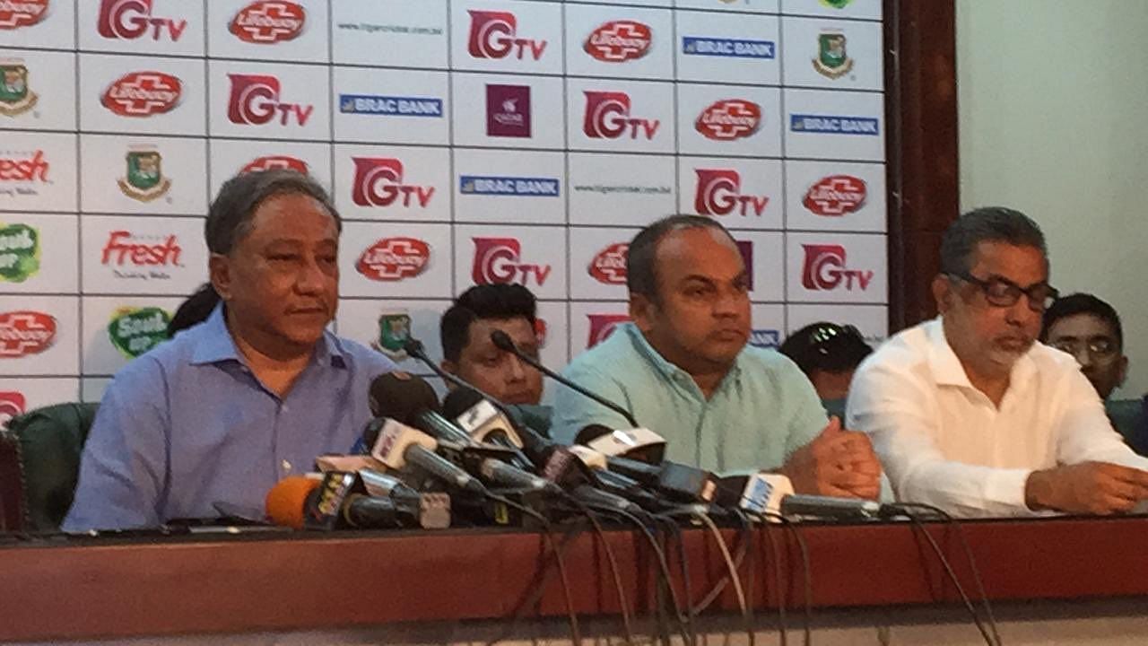 Bangladesh Cricket Board officials. (Image Credits: Twitter)