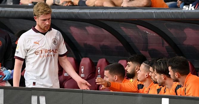 Manchester City suffer blow as Kevin De Bruyne limps off with injury during Premier League opener against Burnley