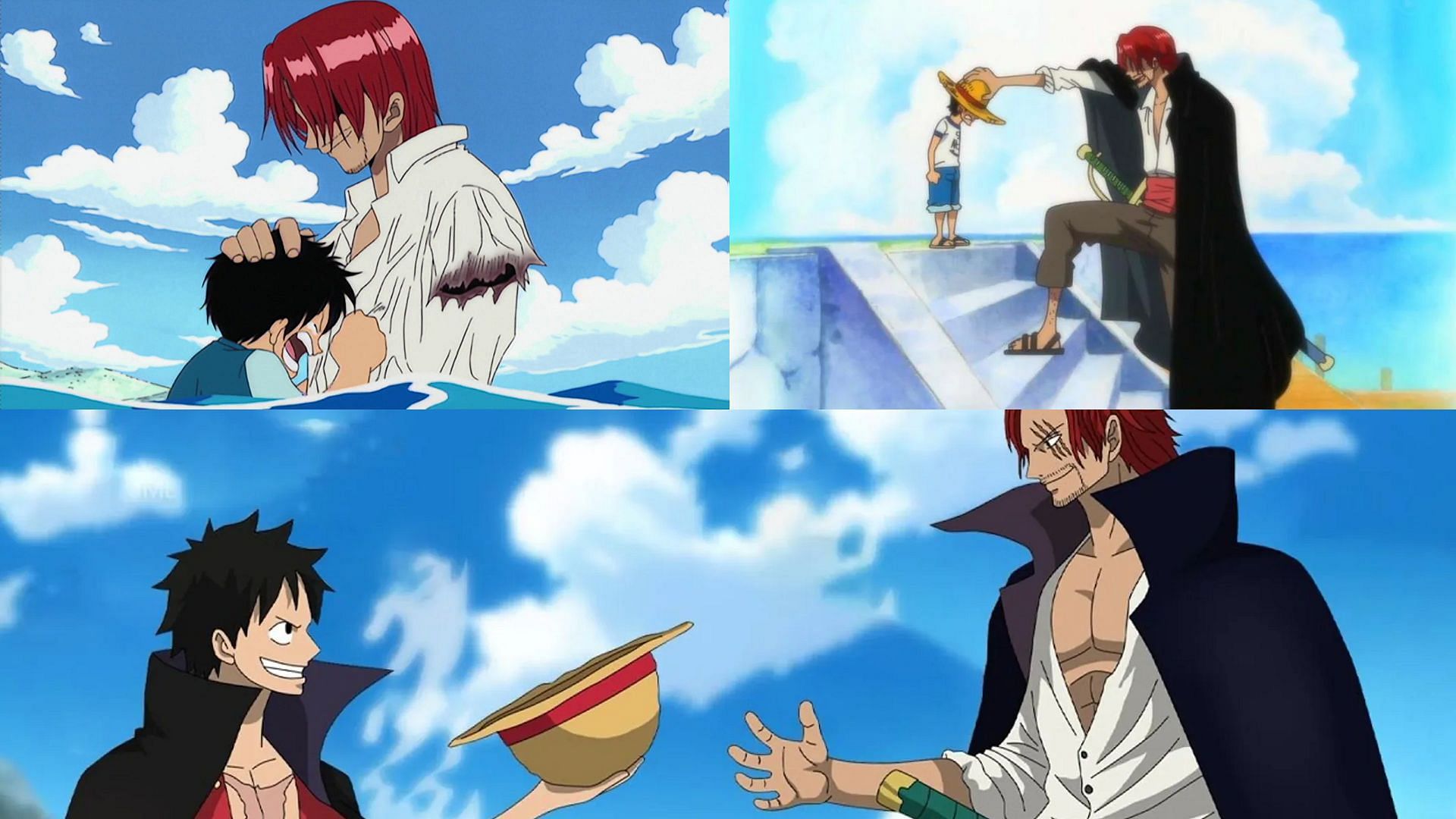 One Piece fans can&#039;t wait for Shanks and Luffy&#039;s reunion (Image via Toei Animation, One Piece)