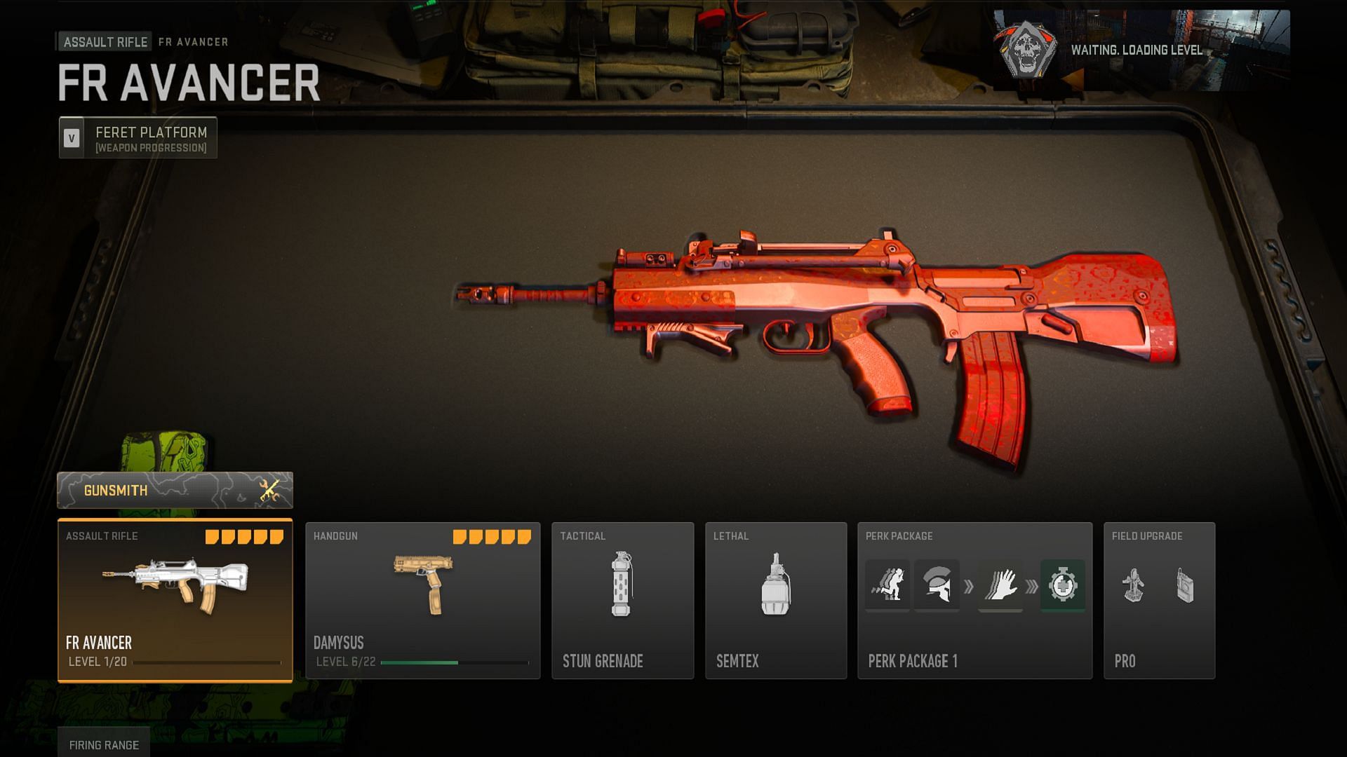 Best FR Avancer loadout attachments in MW3 (Image via Activision)