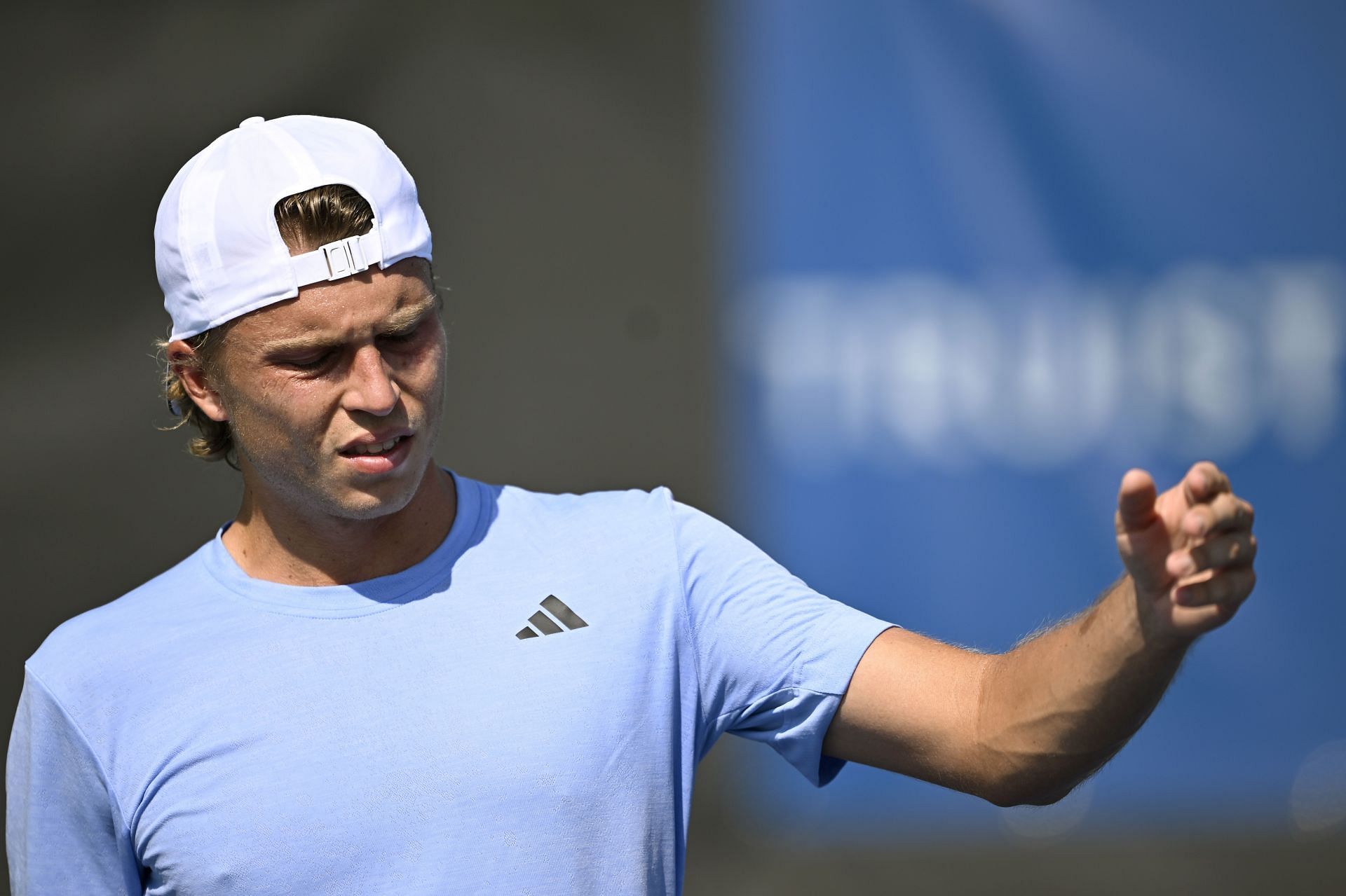 Alexandre Muller at the 2023 Winston-Salem Open.