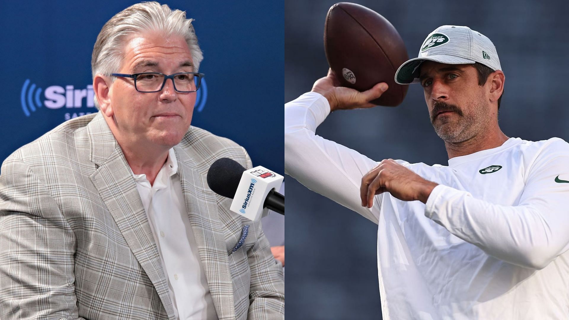 Veteran sports media personality Mike Francesa criticized the 2023 training camp edition of Hard Knocks featuring Aaron Rodgers and the New York Jets. (Image credit: Cindy Ord/Getty Images)