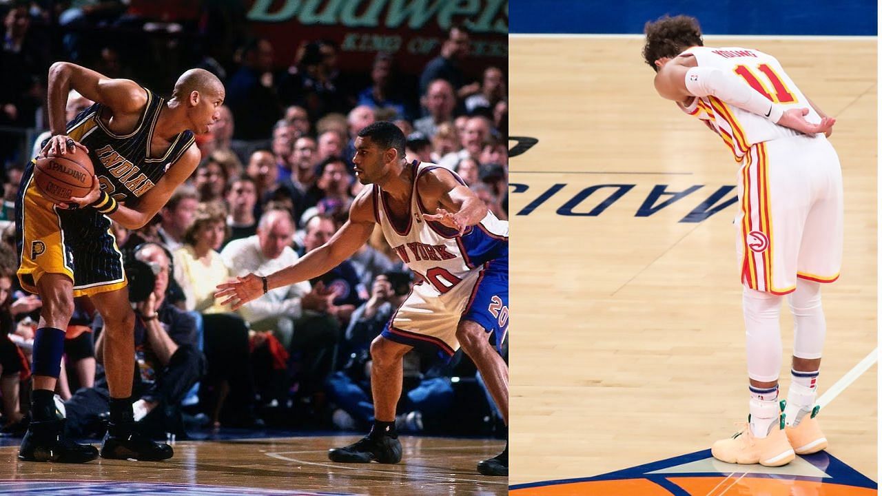 Young's 2021 playoff series against the Knicks reminded fans of Reggie Miller's exploits in New York.