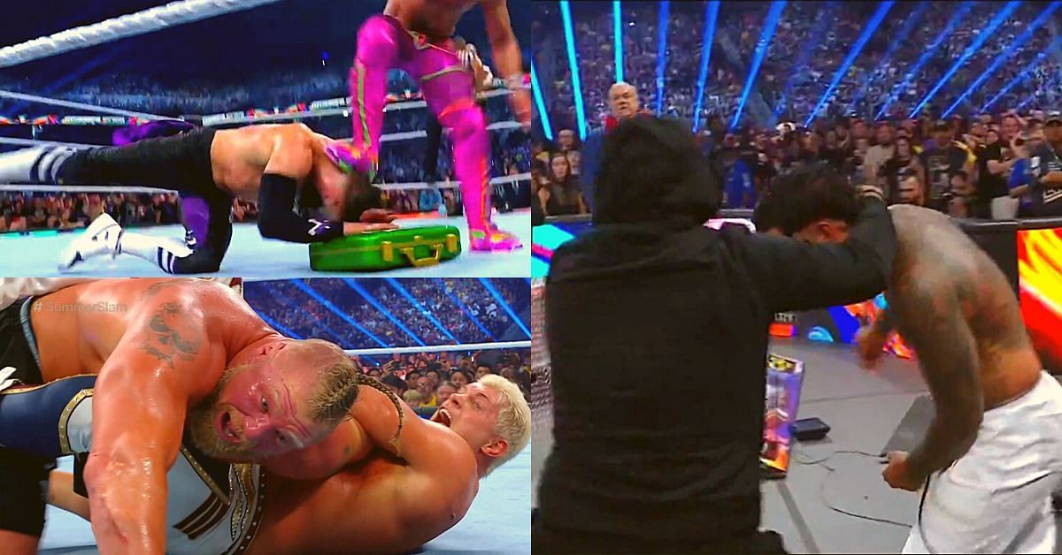 WWE SummerSlam gave us some big surprises tonight including a major title changing hands twice!