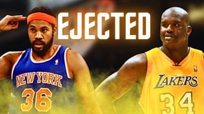 Top 10 players with most ejections in NBA history ft. Shaquille O'Neal, Rasheed Wallace & more