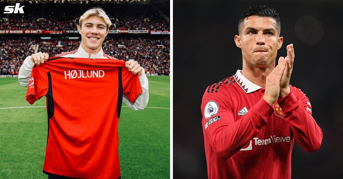 Manchester United new signing Rasmus Hojlund spoke about Cristiano Ronaldo
