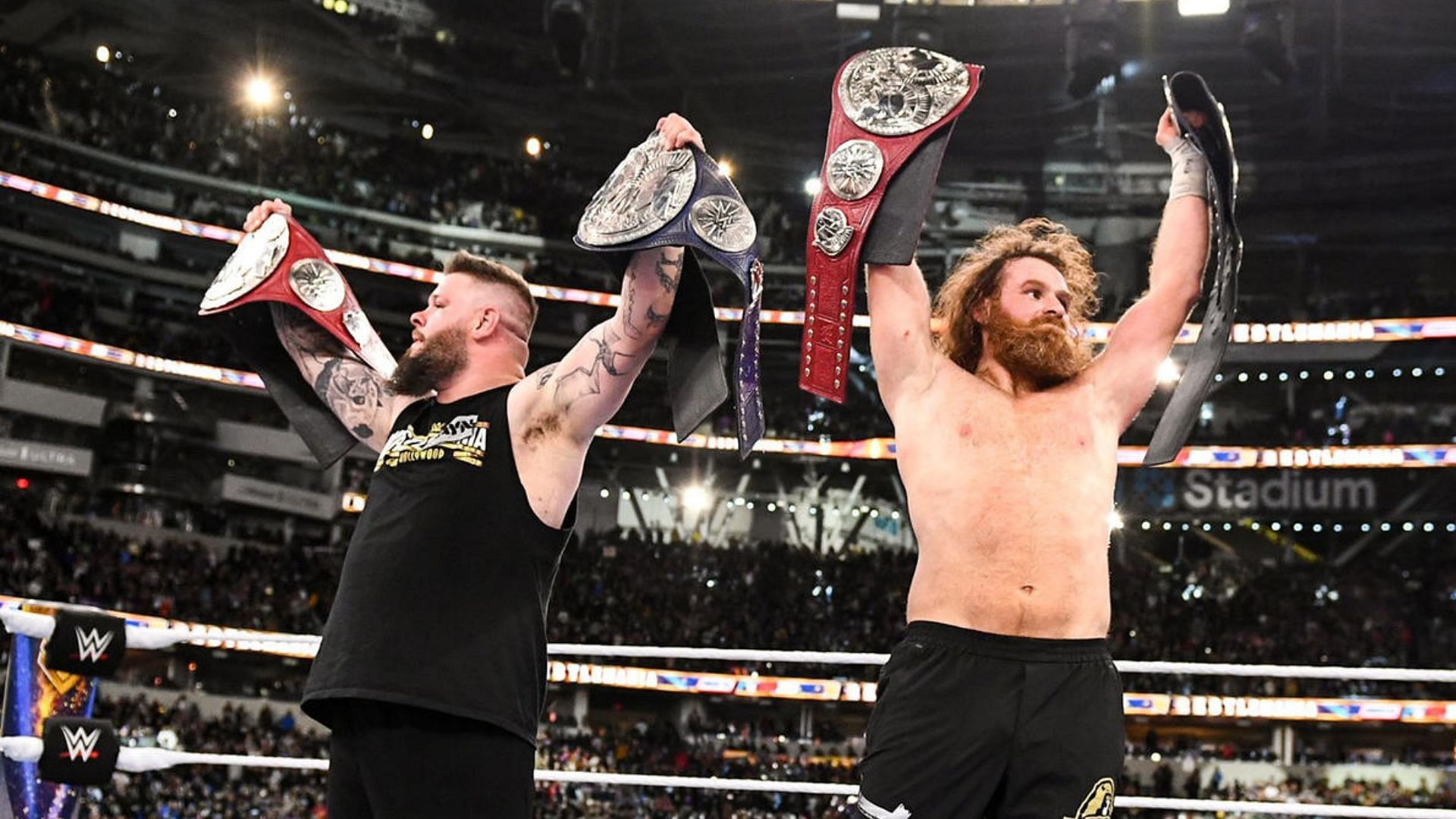 Sami Zayn and Kevin Owens are the current Undisputed Tag Team Champions!