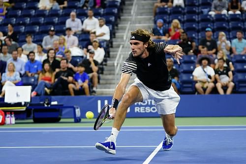 Stefanos Tsitsipas at the 2023 US Open.