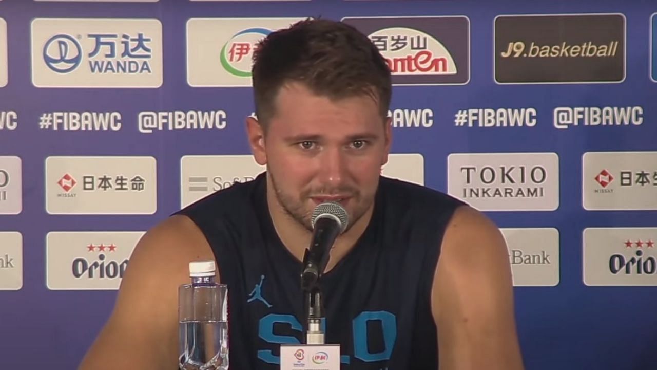 Luka Doncic recalls a scary moment during the 2023 FIBA World Cup in Okinawa, Japan