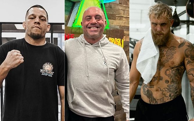 "What does he mean by that?" - Joe Rogan dismisses Nate Diaz's claim of not fighting Jake Paul in PFL, explains how his decision could change